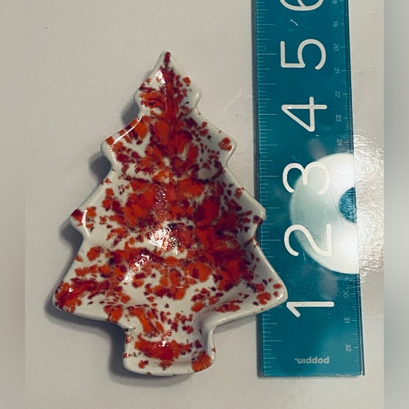 MCM Ceramic Christmas Tree Candy, Nut, Trinket Dish - Picture 3 of 3